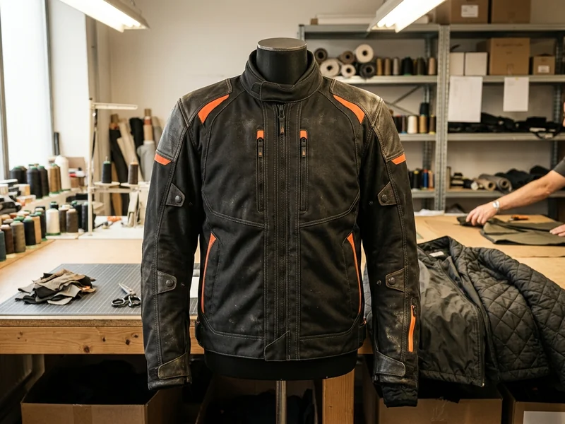 3-in-1 touring jacket shown with its outer shell, waterproof layer and thermal layer