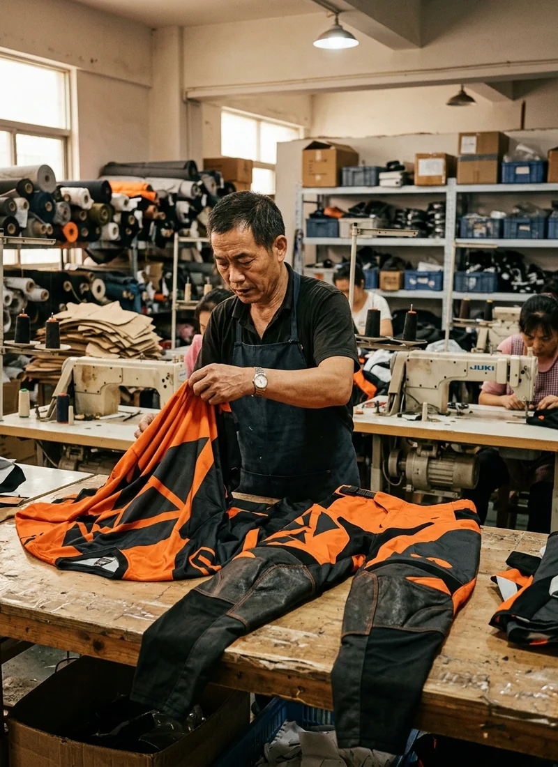 Mid-line inspector pulling pieces across sizes