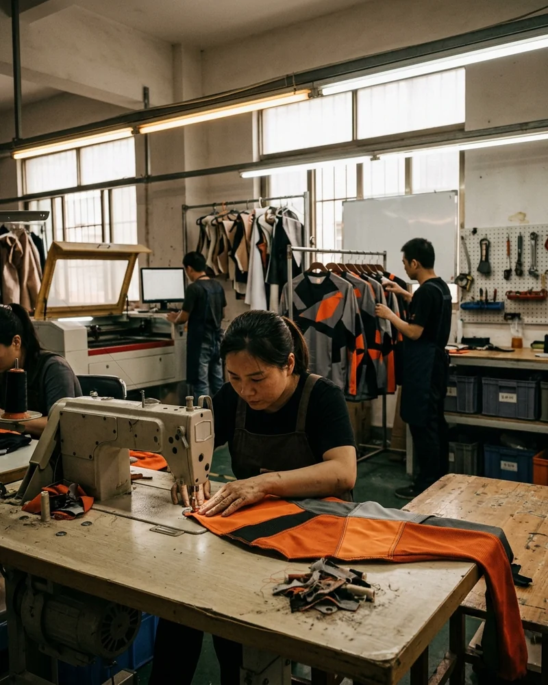 Production calendar counted back from the customer's date
