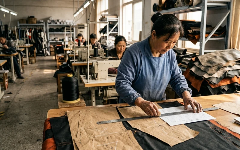 Race suit block adjusted to a rider's sheet on the pattern table