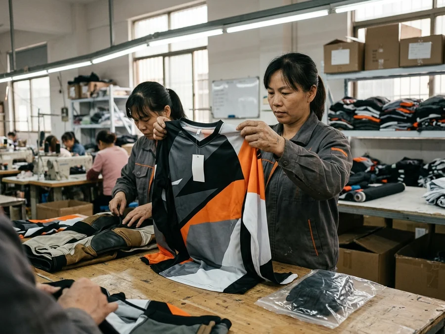 Branded workshop crew wear worn daily by service staff