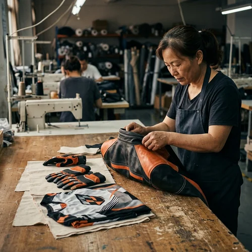 Sample, size-run set and inspection on the line