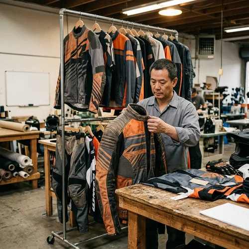 Dealership staff apparel on the showroom floor