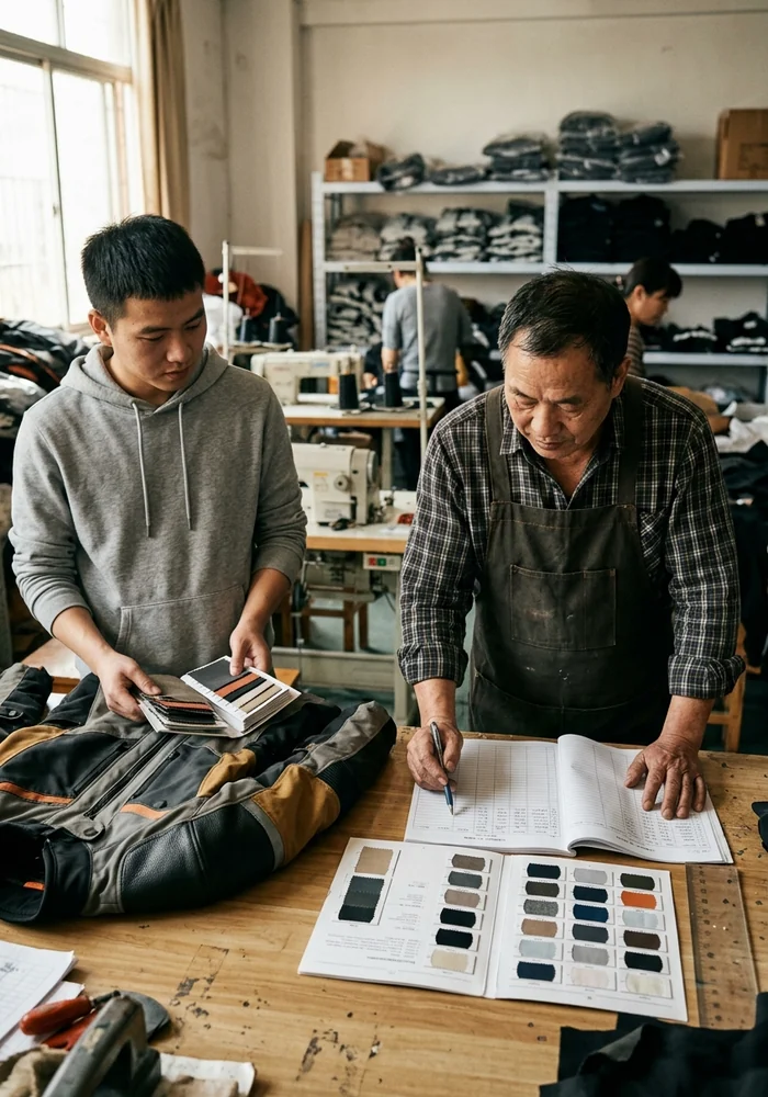 Roster and tech pack on the sales desk with the sample calendar