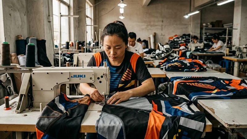 Jerseys and pants sewn to the reinforcement map, hoodies embroidered