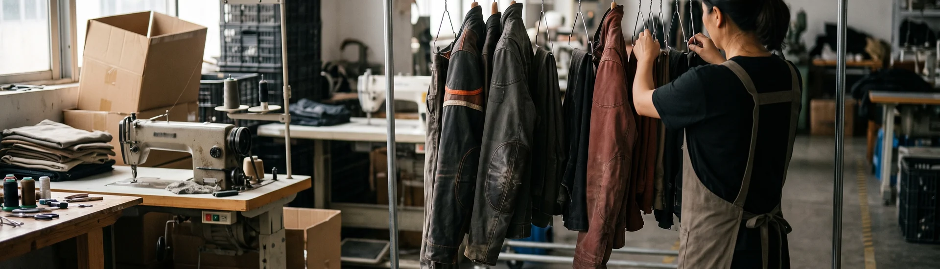 A shop rail at the end of a season, showing which sizes actually sold through