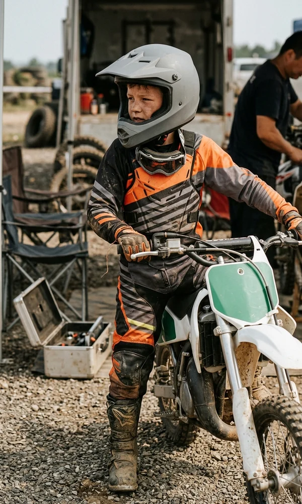 Youth rider in the club kit, size YM
